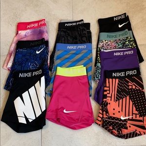 Nike pro shorts 10 pairs, SOLD SOLD SOLD
